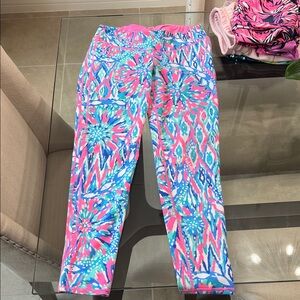 Lilly Pulitzer Pink and Blue Leggings